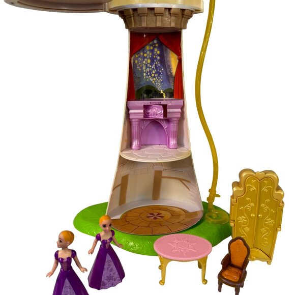 Disney Tangled Rapunzel Tower Playset With Furniture & Dolls - Picture 3 of 5
